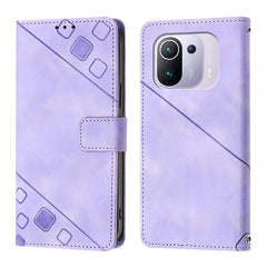 Skin Feel Embossed Leather Phone Case