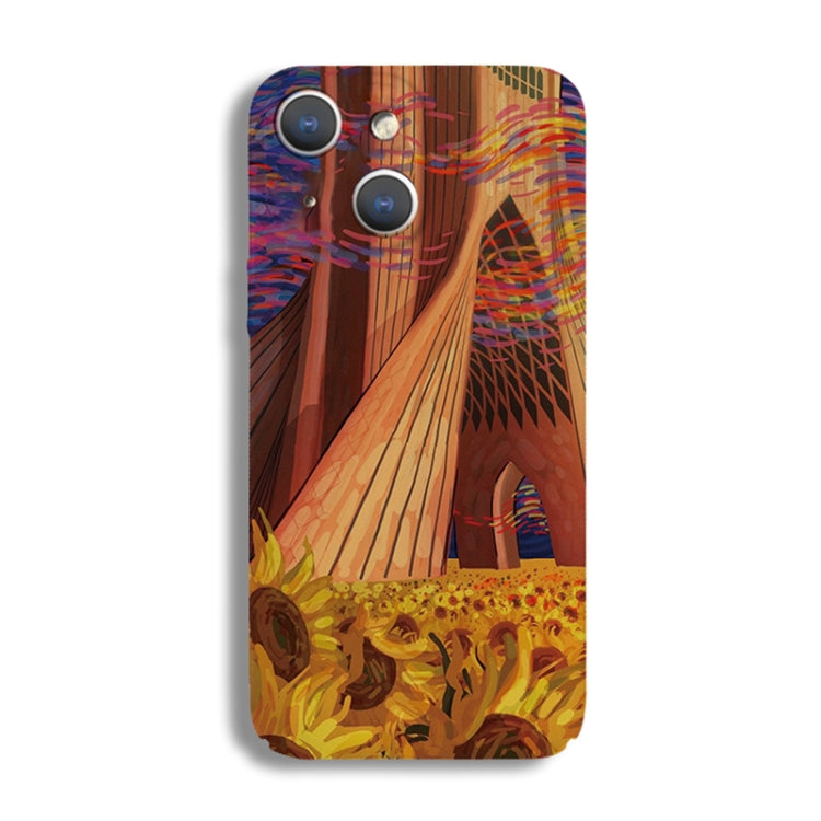 Precise Hole Oil Painting Pattern PC Phone Case, For iPhone 15 Plus, For iPhone 15 Precise Hole Oil Painting Pattern PC Phone Case, For iPhone 15 Plus, For iPhone 15