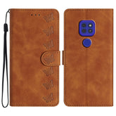 Seven Butterflies Embossed Leather Phone Case