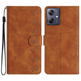 Seven Butterflies Embossed Leather Phone Case
