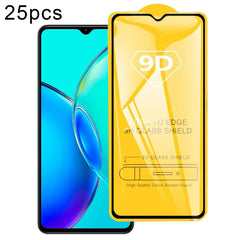 25pcs 9D Full Glue Screen Tempered Glass Film