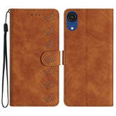 Seven Butterflies Embossed Leather Phone Case
