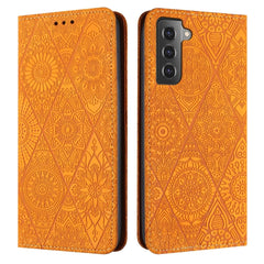 Ethnic Embossed Adsorption Leather Phone Case