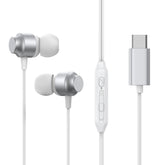 Auriculares intrauditivos con cable de metal tipo C JOYROOM JR-EC06, longitud: 1,2 m, JR-EC06