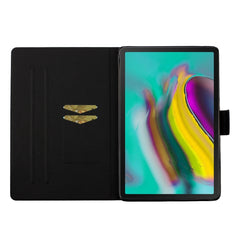 Funda de cuero con tapa horizontal con patrón de dibujo de colores, ranuras para tarjetas y función de suspensión/activación, para Amazon Kindle Fire HD8 (2020), para Amazon Kindle Fire HD10 (2017)