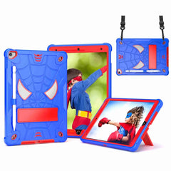 Spider Texture Silicone Hybrid PC Tablet Case with Shoulder Strap, For iPad 10.2 2021 / 2020 / 2019, For iPad mini 6