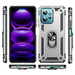 Shockproof TPU + PC Phone Case with Holder