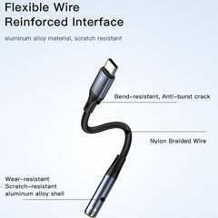 Yesido YAU38 Audioadapter Typ C auf 3,5-mm-Buchse, YAU38