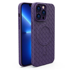 Woven Pattern MagSafe Magnetic Cooling Phone Case, For iPhone 13 Pro, For iPhone 13