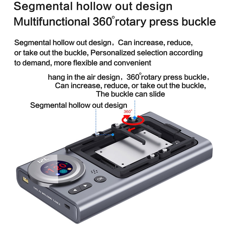 i2C T20 Intelligent Motherboard Middle Layered Heating Platform For iPhone X-14 Series, i2C T20 For iPhone X-14 Series i2C T20 Intelligent Motherboard Middle Layered Heating Platform For iPhone X-14 Series, i2C T20 For iPhone X-14 Series