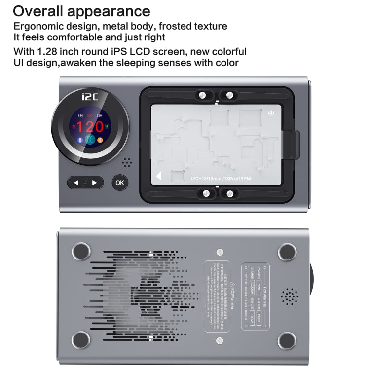 i2C T20 Intelligent Motherboard Middle Layered Heating Platform For iPhone X-14 Series, i2C T20 For iPhone X-14 Series i2C T20 Intelligent Motherboard Middle Layered Heating Platform For iPhone X-14 Series, i2C T20 For iPhone X-14 Series