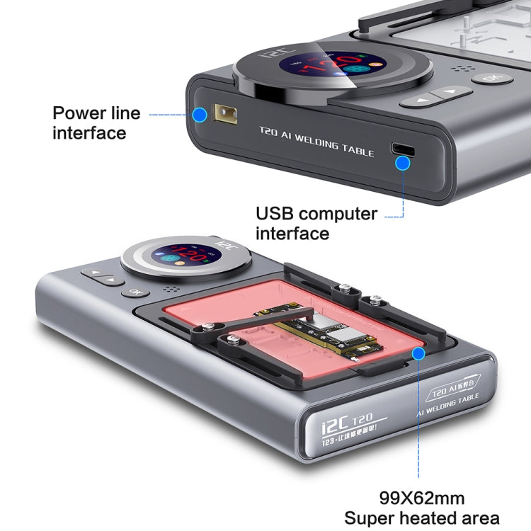 i2C T20 Intelligent Motherboard Middle Layered Heating Platform For iPhone X-14 Series, i2C T20 For iPhone X-14 Series i2C T20 Intelligent Motherboard Middle Layered Heating Platform For iPhone X-14 Series, i2C T20 For iPhone X-14 Series