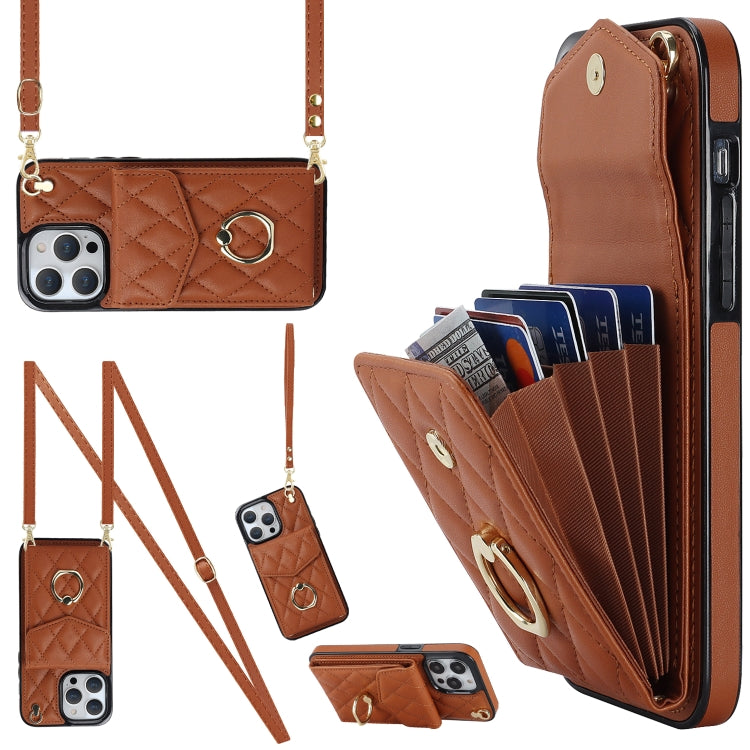 Estuche para teléfono con textura rómbica y cordón largo para iPhone XR y iPhone XS Max Estuche para teléfono con textura rómbica y cordón largo para iPhone XR y iPhone XS Max