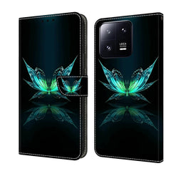 Crystal 3D Shockproof Protective Leather Phone Case