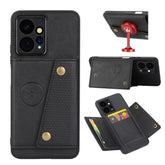 Double Buckle Card Slots Magnetic Phone Case