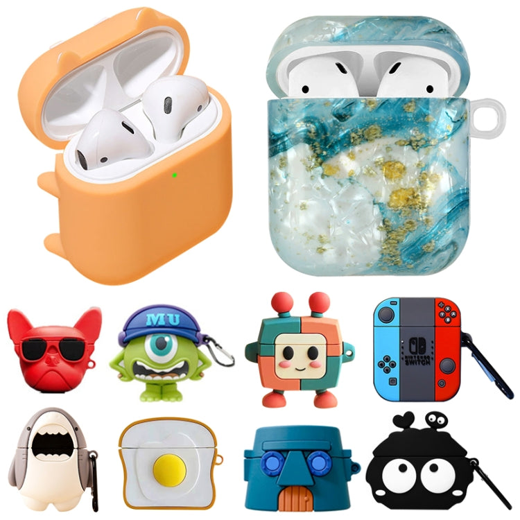 Wireless Earphones Protective Case, Random Style and Color Delivery, For AirPods Series