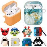 Wireless Earphones Protective Case, Random Style and Color Delivery, For AirPods Series