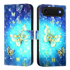 3D Painting Horizontal Flip Leather Phone Case