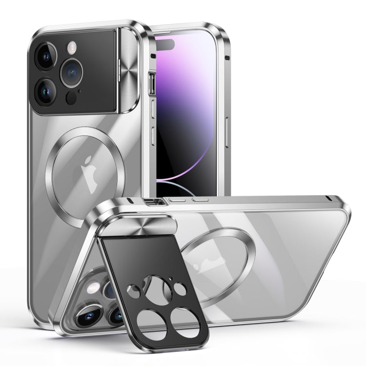 Funda de teléfono magnética de metal MagSafe con soporte para ventana grande, para iPhone 14 Pro Max, para iPhone 13 Pro Max, para iPhone 13 Pro, para iPhone 13 Funda de teléfono magnética de metal MagSafe con soporte para ventana grande, para iPhone 14 Pro Max, para iPhone 13 Pro Max, para iPhone 13 Pro, para iPhone 13
