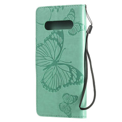 3D Butterflies Embossing Pattern Horizontal Flip Leather Case with Holder & Card Slot & Wallet