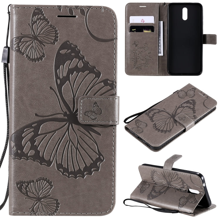 3D Butterflies Embossing Pattern Horizontal Flip Leather Case with Holder & Card Slot & Wallet 3D Butterflies Embossing Pattern Horizontal Flip Leather Case with Holder & Card Slot & Wallet