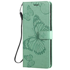 3D Butterflies Embossing Pattern Horizontal Flip Leather Case with Holder & Card Slot & Wallet