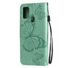 3D Butterflies Embossing Pattern Horizontal Flip Leather Case with Holder & Card Slot & Wallet