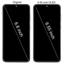 6.78 inch EU Version OLED LCD Screen Digitizer Full Assembly with Frame(Black)