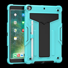 T-shaped Bracket Contrast Color Shockproof PC + Silicone Flat Protective Case, For iPad 10.2 / iPad Pro 10.5, For Samsung Galaxy Tab A8.4 (2020) T307