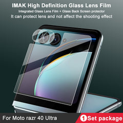 1 Sets imak Integrated Lens Film + Glass Rear Screen Sticker