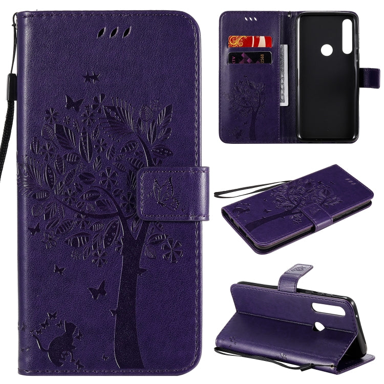 Tree & Cat Embossed Pattern Horizontal Flip Leather Case with Holder & Card Slots & Wallet & Lanyard, For Motorola Moto G Power, For Motorola Moto G8 Power Lite Tree & Cat Embossed Pattern Horizontal Flip Leather Case with Holder & Card Slots & Wallet & Lanyard, For Motorola Moto G Power, For Motorola Moto G8 Power Lite