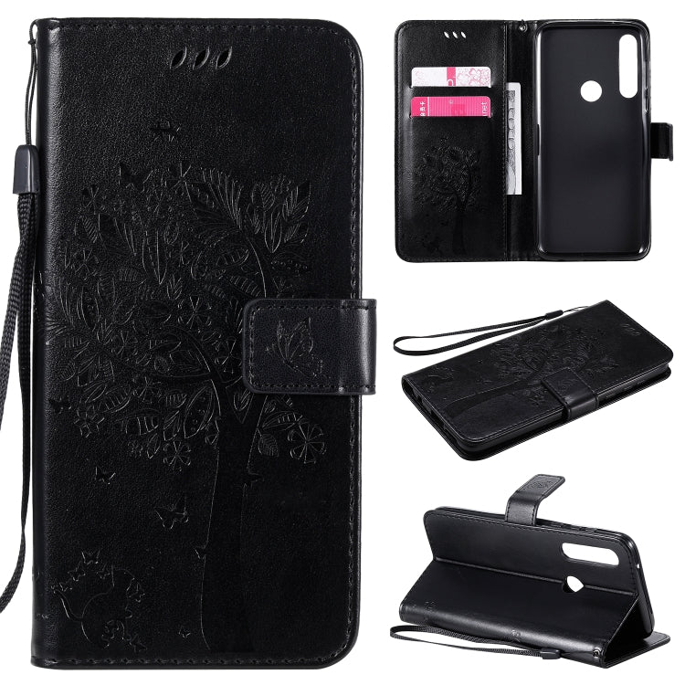 Tree & Cat Embossed Pattern Horizontal Flip Leather Case with Holder & Card Slots & Wallet & Lanyard, For Motorola Moto G Power, For Motorola Moto G8 Power Lite Tree & Cat Embossed Pattern Horizontal Flip Leather Case with Holder & Card Slots & Wallet & Lanyard, For Motorola Moto G Power, For Motorola Moto G8 Power Lite