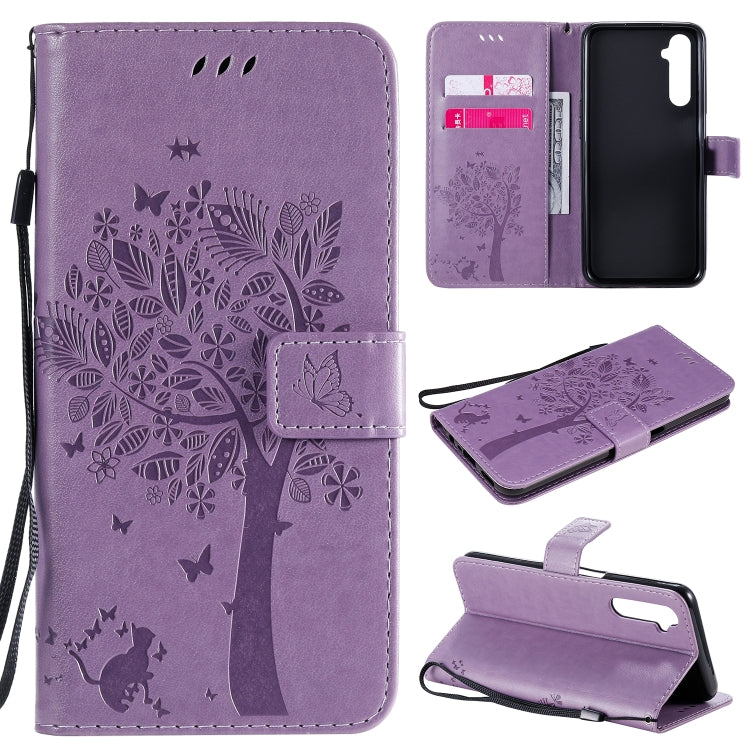 Tree & Cat Embossed Pattern Horizontal Flip Leather Case with Holder & Card Slots & Wallet & Lanyard, For Motorola Moto G8 Power, For OPPO Realme 6 Tree & Cat Embossed Pattern Horizontal Flip Leather Case with Holder & Card Slots & Wallet & Lanyard, For Motorola Moto G8 Power, For OPPO Realme 6