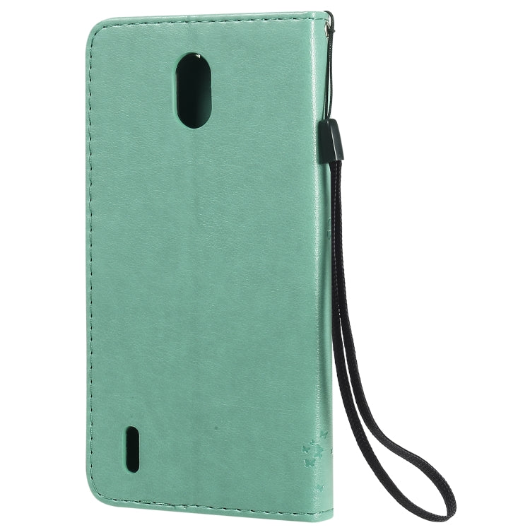 Tree & Cat Embossed Pattern Horizontal Flip Leather Case with Holder & Card Slots & Wallet & Lanyard, For Nokia 1.3, For Nokia 2.3 Tree & Cat Embossed Pattern Horizontal Flip Leather Case with Holder & Card Slots & Wallet & Lanyard, For Nokia 1.3, For Nokia 2.3