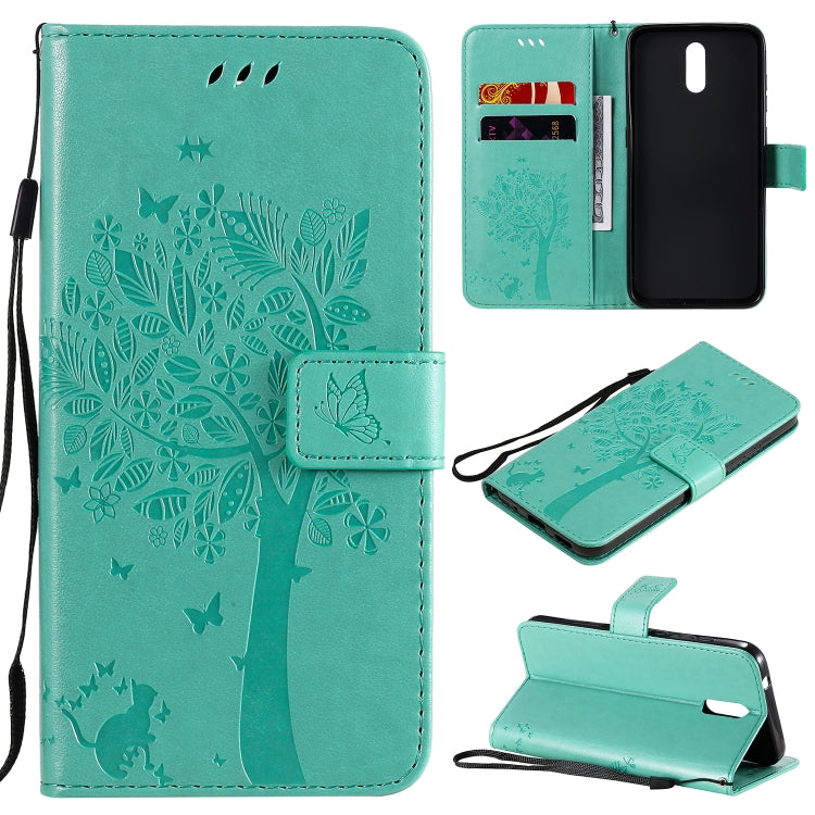 Tree & Cat Embossed Pattern Horizontal Flip Leather Case with Holder & Card Slots & Wallet & Lanyard, For Nokia 1.3, For Nokia 2.3 Tree & Cat Embossed Pattern Horizontal Flip Leather Case with Holder & Card Slots & Wallet & Lanyard, For Nokia 1.3, For Nokia 2.3