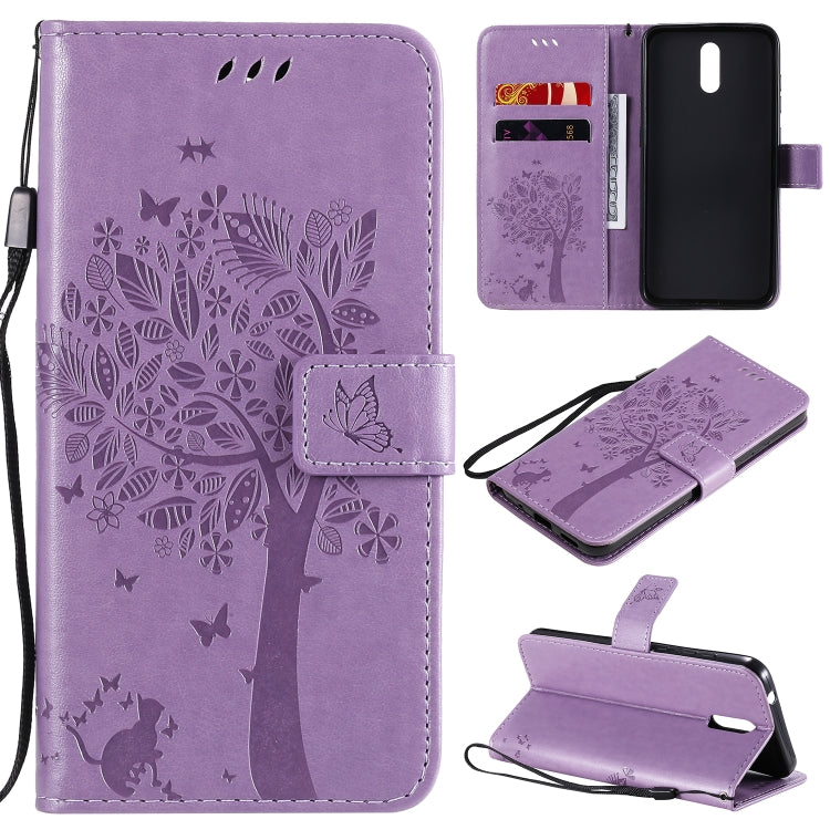 Tree & Cat Embossed Pattern Horizontal Flip Leather Case with Holder & Card Slots & Wallet & Lanyard, For Nokia 1.3, For Nokia 2.3 Tree & Cat Embossed Pattern Horizontal Flip Leather Case with Holder & Card Slots & Wallet & Lanyard, For Nokia 1.3, For Nokia 2.3