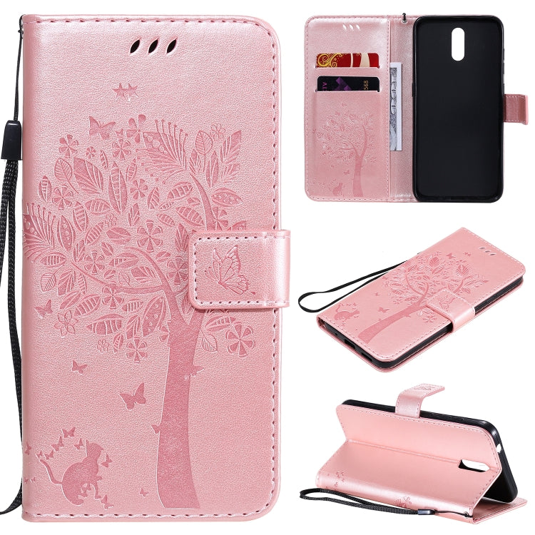Tree & Cat Embossed Pattern Horizontal Flip Leather Case with Holder & Card Slots & Wallet & Lanyard, For Nokia 1.3, For Nokia 2.3 Tree & Cat Embossed Pattern Horizontal Flip Leather Case with Holder & Card Slots & Wallet & Lanyard, For Nokia 1.3, For Nokia 2.3