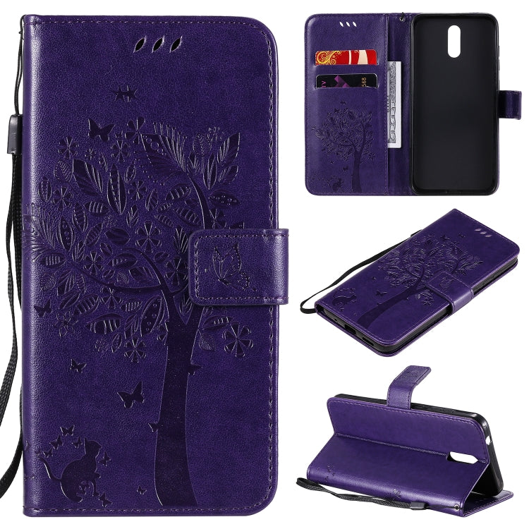Tree & Cat Embossed Pattern Horizontal Flip Leather Case with Holder & Card Slots & Wallet & Lanyard, For Nokia 1.3, For Nokia 2.3 Tree & Cat Embossed Pattern Horizontal Flip Leather Case with Holder & Card Slots & Wallet & Lanyard, For Nokia 1.3, For Nokia 2.3