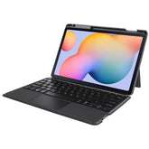 T610B-AS Pivot Backlight Upper Pen Tray Bluetooth Keyboard Leather Case For Samsung Galaxy Tab S6 Lite 10.4 P610/615