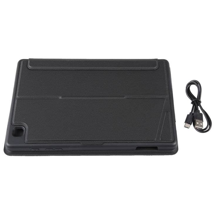 T610B-AS Pivot Backlight Upper Pen Tray Bluetooth Keyboard Leather Case For Samsung Galaxy Tab S6 Lite 10.4 P610/615 T610B-AS Pivot Backlight Upper Pen Tray Bluetooth Keyboard Leather Case For Samsung Galaxy Tab S6 Lite 10.4 P610/615