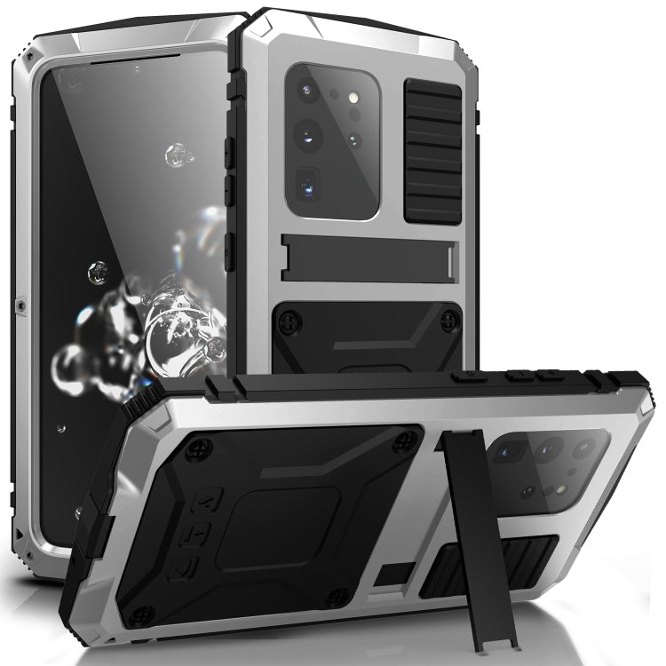 R-JUST Funda protectora de silicona y metal resistente al agua, a los golpes y al polvo, para Samsung Galaxy S20, Samsung Galaxy S20 Plus y Samsung Galaxy S20 Ultra R-JUST Funda protectora de silicona y metal resistente al agua, a los golpes y al polvo, para Samsung Galaxy S20, Samsung Galaxy S20 Plus y Samsung Galaxy S20 Ultra