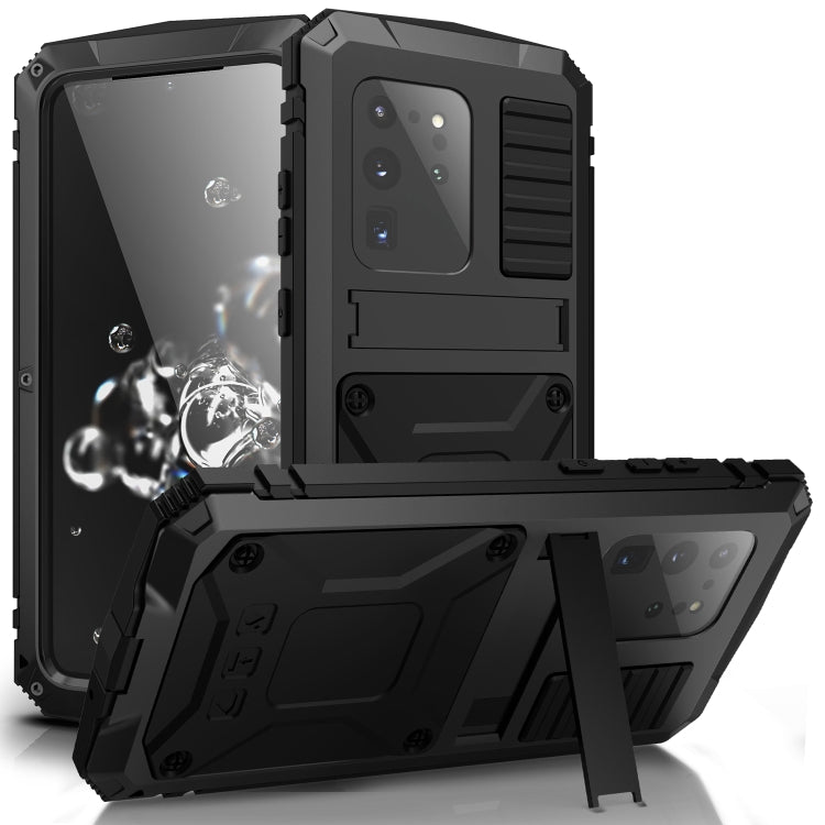 R-JUST Funda protectora de silicona y metal resistente al agua, a los golpes y al polvo, para Samsung Galaxy S20, Samsung Galaxy S20 Plus y Samsung Galaxy S20 Ultra R-JUST Funda protectora de silicona y metal resistente al agua, a los golpes y al polvo, para Samsung Galaxy S20, Samsung Galaxy S20 Plus y Samsung Galaxy S20 Ultra