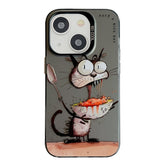 Animal Pattern Oil Painting Series PC + TPU Phone Case