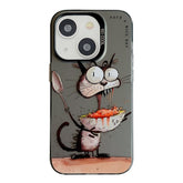 Animal Pattern Oil Painting Series PC + TPU Phone Case