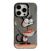 Animal Pattern Oil Painting Series PC + TPU Phone Case
