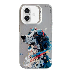 Animal Pattern Oil Painting Series PC + TPU Phone Case