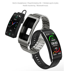 K13S 1.14 inch TFT Screen Silicone Strap Smart Calling Bracelet Supports Sleep Management/Blood Oxygen Monitoring