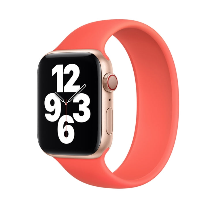 For Apple Watch Series 8&7 41mm / SE 2&6&SE&5&4 40mm / 3&2&1 38mm Solid Color Elastic Silicone Watch Band, Size:M 143mm (Aqua Blue) For Apple Watch Series 8&7 41mm / SE 2&6&SE&5&4 40mm / 3&2&1 38mm Solid Color Elastic Silicone Watch Band, Size:M 143mm (Aqua Blue)