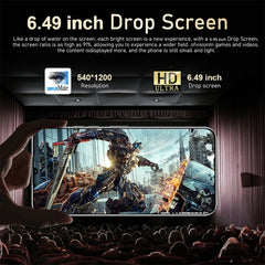 Note30, 6.49 inch Screen, Face Identification, Android 8.1 MTK6580A Quad Core, Network: 3G, Dual SIM, 2GB+16GB