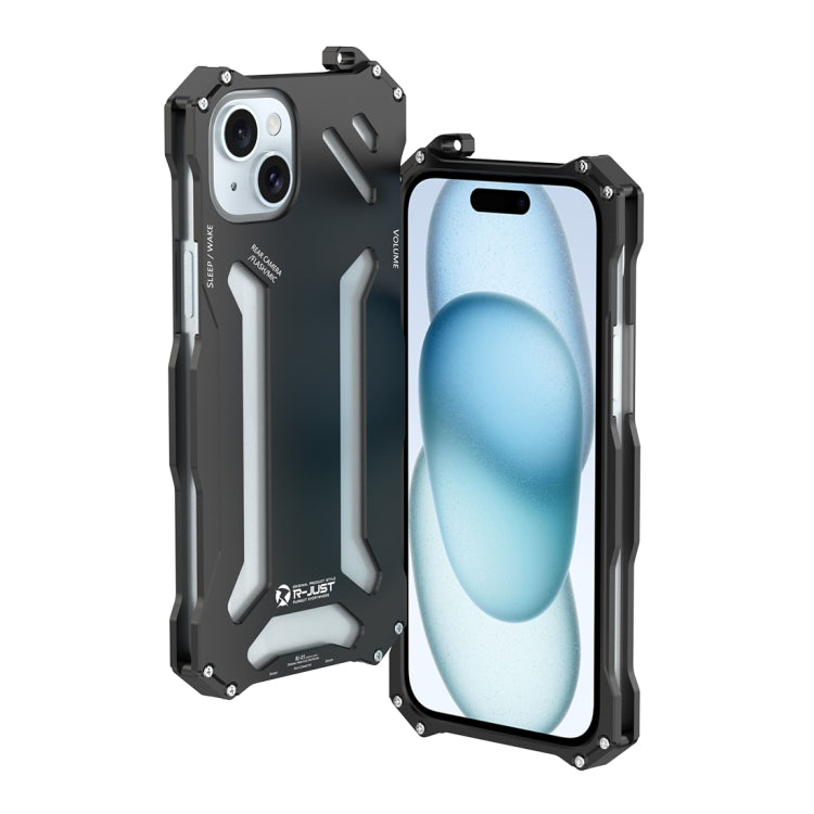 Funda de metal a prueba de golpes R-JUST RJ17 para iPhone 15 Pro Max, iPhone 15 Pro, iPhone 15 Plus, iPhone 15 Funda de metal a prueba de golpes R-JUST RJ17 para iPhone 15 Pro Max, iPhone 15 Pro, iPhone 15 Plus, iPhone 15
